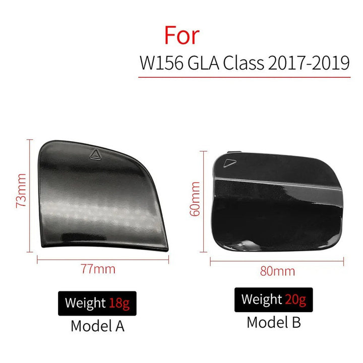 Car Craft Compatible With Mercedes Benz Gla Lci W156 X156 2017-2019 Front Bumper Tow Hook Towing Tochan Trailer Cover 1568854200 A Unpainted - CAR CRAFT INDIA