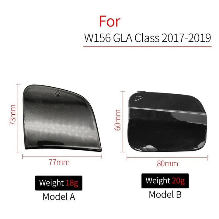 Car Craft Compatible With Mercedes Benz Gla Lci W156 X156 2017-2019 Front Bumper Tow Hook Towing Tochan Trailer Cover 1568859500-1 B Unpainted - CAR CRAFT INDIA