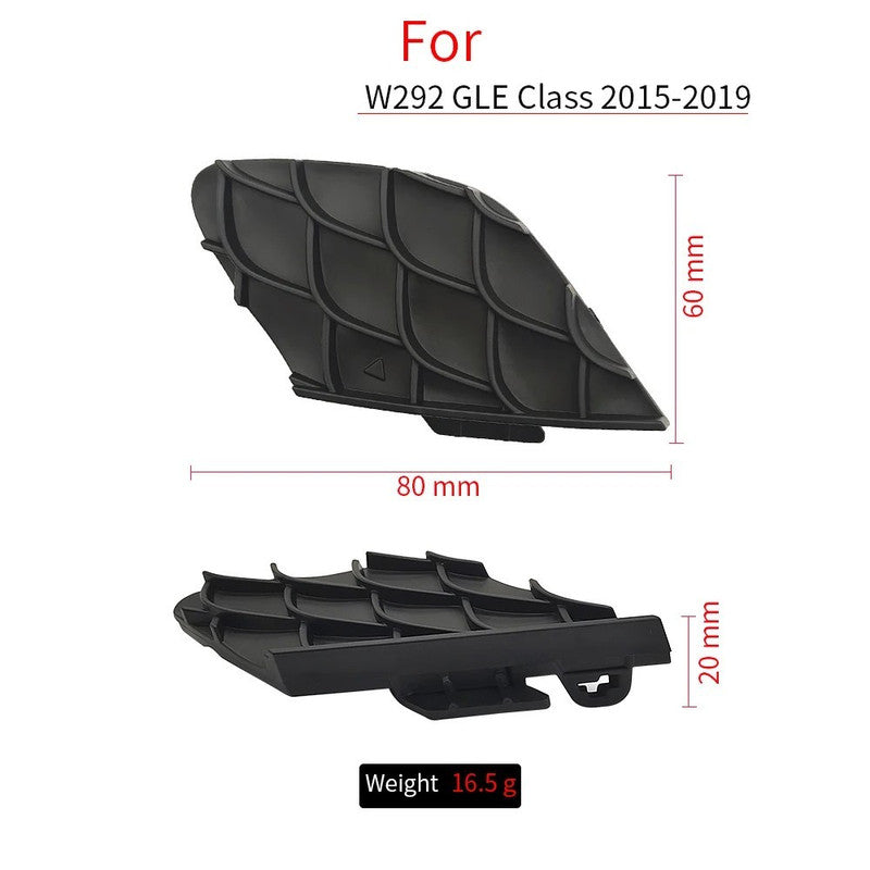 Car Craft Compatible With Mercedes Benz Gle W166 2016-2019 Amg Front Bumper Tow Hook Towing Tochan Trailer Cover 2928855722 Unpainted - CAR CRAFT INDIA
