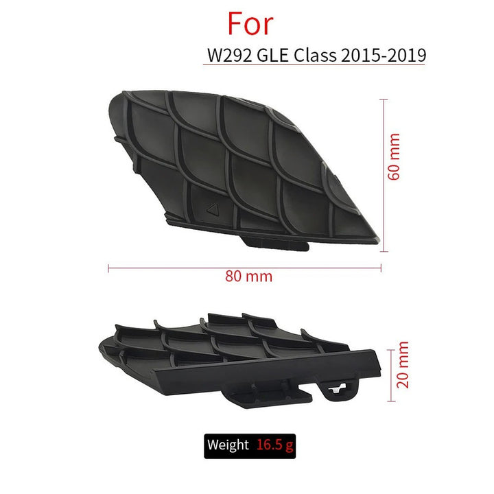 Car Craft Compatible With Mercedes Benz Gle W166 2016-2019 Amg Front Bumper Tow Hook Towing Tochan Trailer Cover 2928855722 Unpainted - CAR CRAFT INDIA