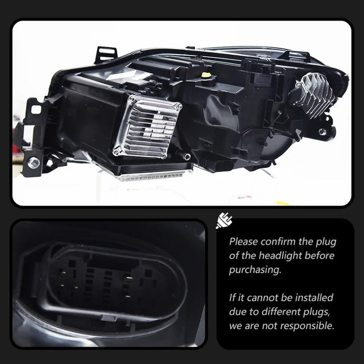 Car Craft Compatible With Mercedes Benz Gle W167 2015-2019 Car Front Upgraded Head Light Lamp Xenon Headlight Retrofit Upgrade Matrix Modified Led Drl Hid