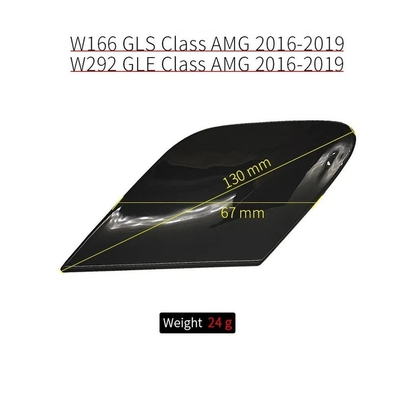 Car Craft Compatible With Mercedes Benz Gle Gls W166 W292 2016-2019 Amg Front Bumper Tow Hook Towing Tochan Trailer Cover 2928852922 2928854922 Unpainted Left - CAR CRAFT INDIA