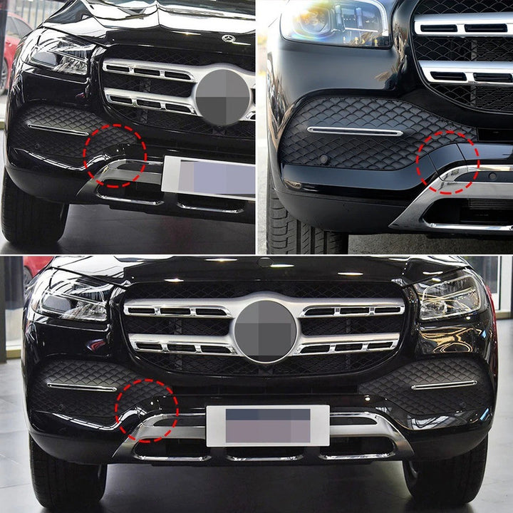 Car Craft Compatible With Mercedes Benz Gls W167 X167 2020-2023 Front Bumper Tow Hook Towing Tochan Trailer Cover 1678855002 Unpainted - CAR CRAFT INDIA