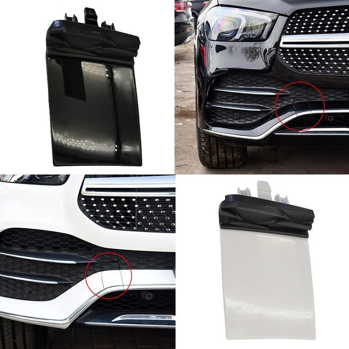 Car Craft Compatible With Mercedes Benz Gle W167 X167 2020-2023 Front Bumper Tow Hook Towing Tochan Trailer Cover 1678856103 Unpainted - CAR CRAFT INDIA