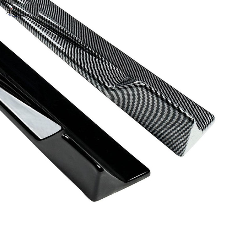 Car Craft Compatible With Mercedes Benz A Class W177 2018+ Hatchback Amg Side Skirts Splitter Running Board Zst-568 Glossy Black