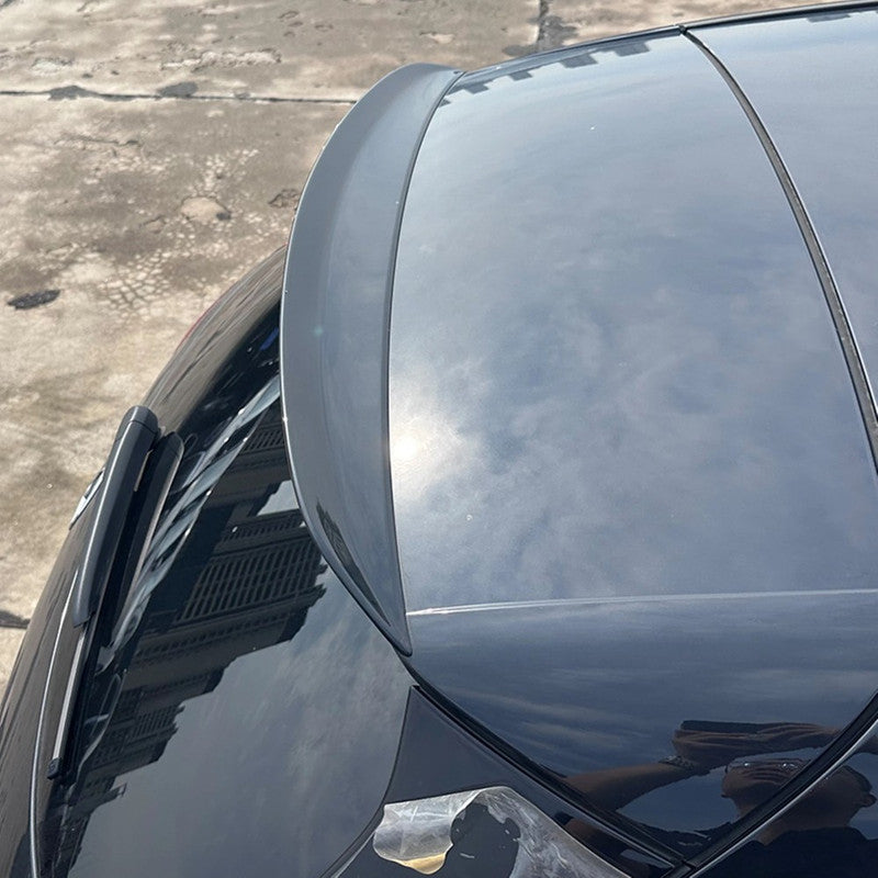 Car Craft Compatible With Mercedes Benz A Class W177 2018+ Hatchback Rear Trunk Boot Roof Wing Lip Spoiler Splitter Skirts Zst-479 Glossy Black