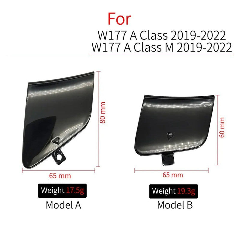 Car Craft Compatible With Mercedes Benz A Class W177 2019-2022 Front Bumper Tow Hook Towing Tochan Trailer Cover 1778856500 Unpainted B - CAR CRAFT INDIA