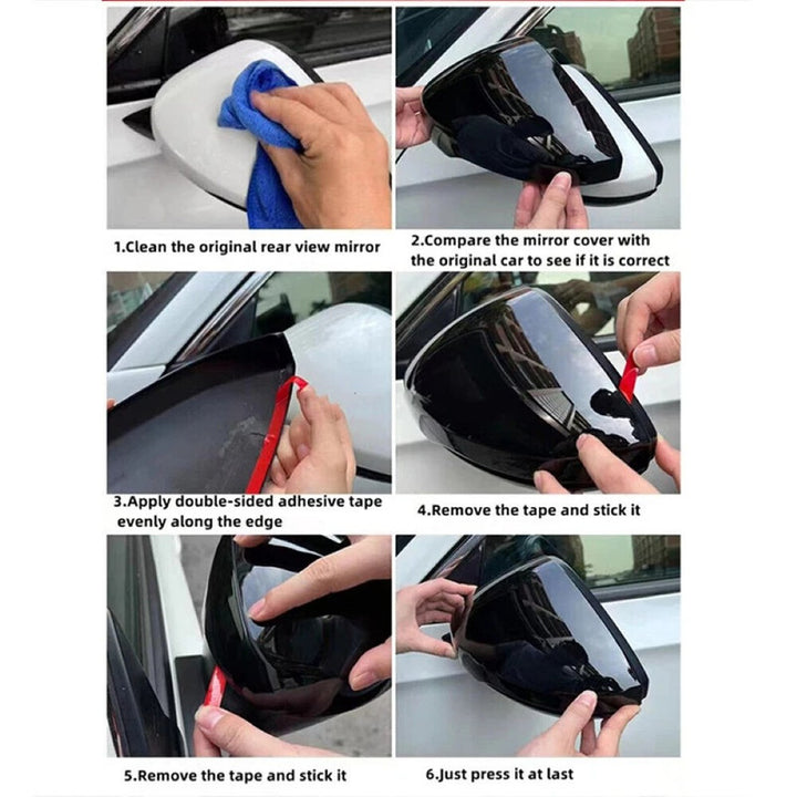 Car Craft Compatible With Mercedes A B C E S Gla Cla Class W176 13-18 W246 12-18 W204 08-14 W212 10-15 W221 06-13 W117 14-18 Gla W156 14-18 Side Rear View Mirror Cover Cap Ar-mr-059 Glossy Black Ar-mr-059 Gb CC-8578 - CAR CRAFT INDIA