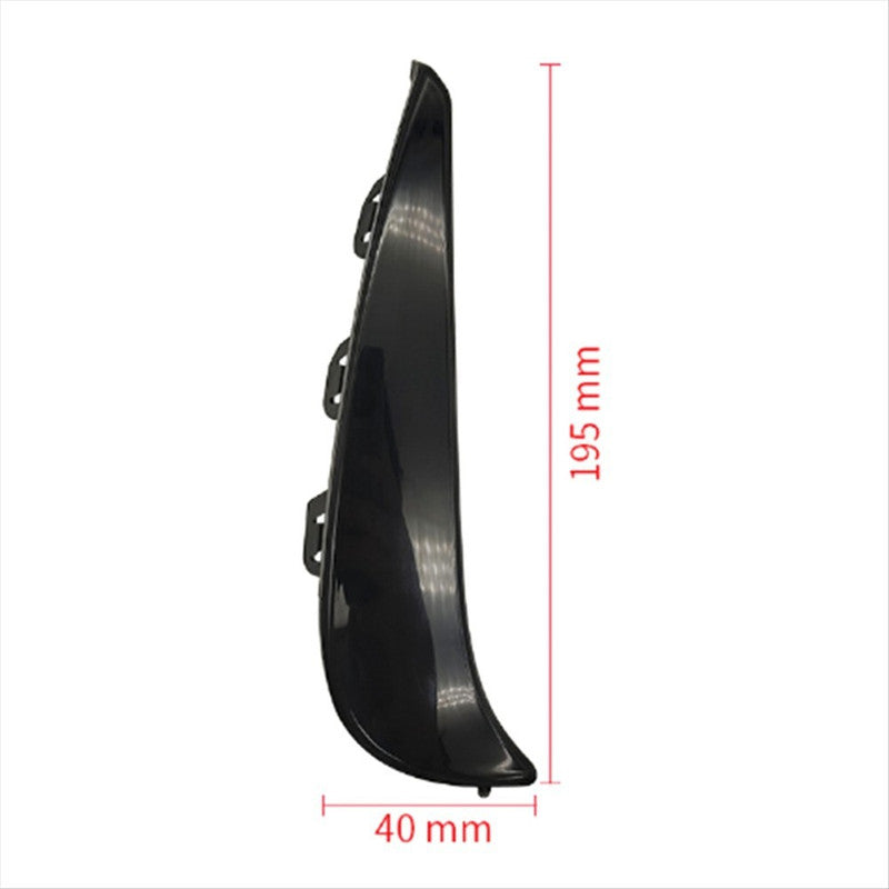 Car Craft Compatible With Mercedes Benz C Class W206 2021-2024 Front Amg Bumper Fog Lamp Light Grill Trim Cover Skirts Splitter Right 2068853002 - CAR CRAFT INDIA