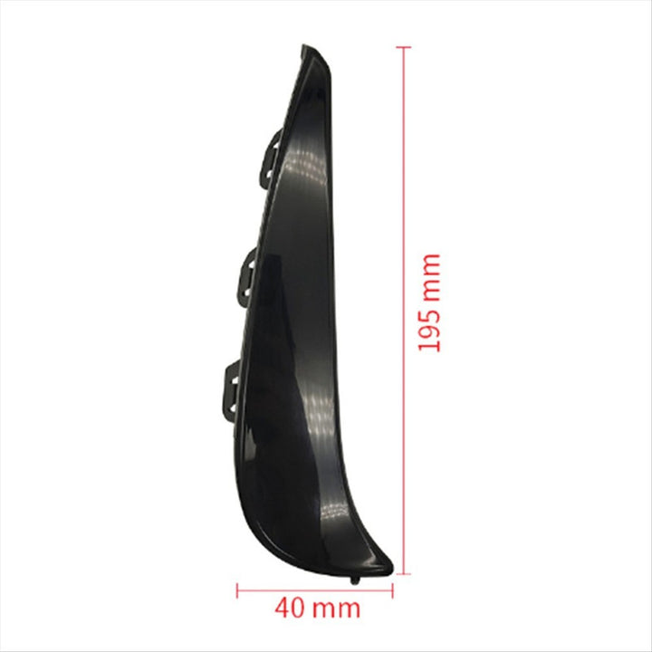 Car Craft Compatible With Mercedes Benz C Class W206 2021-2024 Front Amg Bumper Fog Lamp Light Grill Trim Cover Skirts Splitter Right 2068853002 - CAR CRAFT INDIA