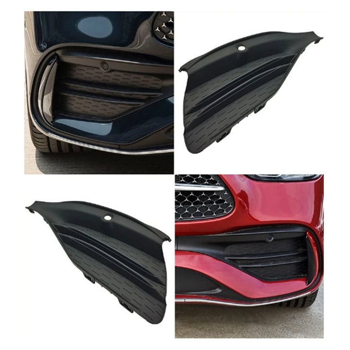 Car Craft Compatible With Mercedes Benz C Class W206 2021-2024 Front Amg Bumper Fog Lamp Light Grill Trim Cover Skirts Splitter Left 2068854105 - CAR CRAFT INDIA