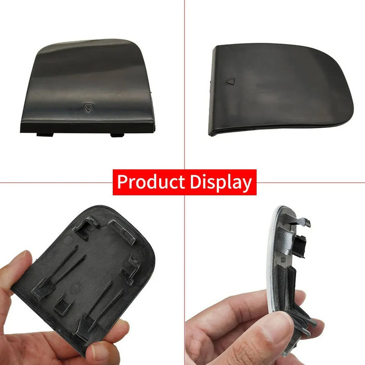 Car Craft Compatible With Mercedes Benz C Class W206 2021-2024 Front Bumper Tow Hook Towing Tochan Trailer Cover 2068850001 Unpainted - CAR CRAFT INDIA