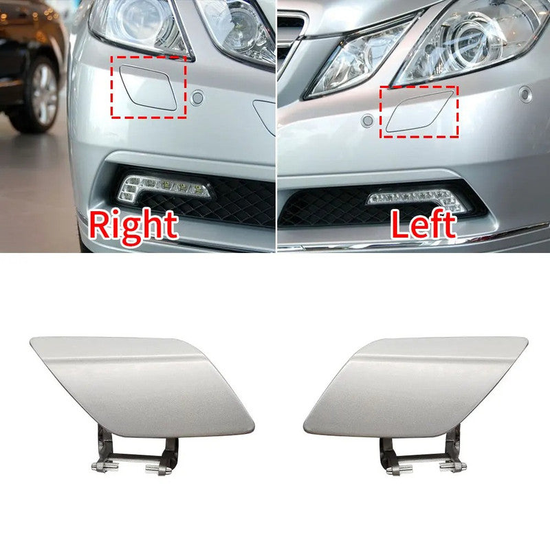 Car Craft Compatible With Mercedes Benz E Class W207 Coupe 2 Door 2009-2013 Car Front Bumper Headlight Washer Spray Cover Cap 2078800105 Left Unpainted - CAR CRAFT INDIA