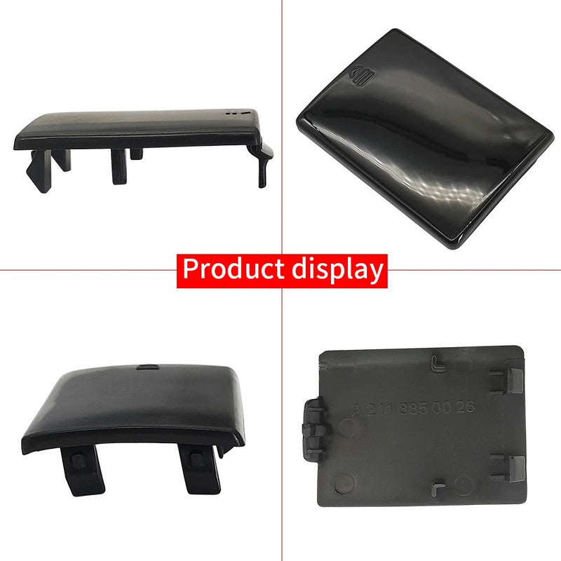 Car Craft Compatible With Mercedes Benz E Class W211 2003-2006 Front Bumper Tow Hook Towing Tochan Trailer Cover 2118850026 Unpainted - CAR CRAFT INDIA