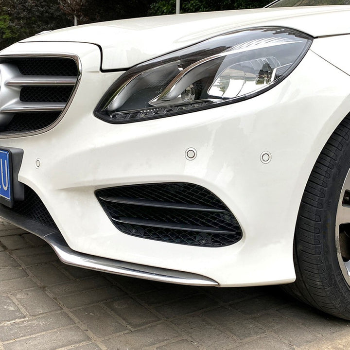 Car Craft Compatible With Mercedes Benz E Class Lci W212 2012-2015 Front Bumper Fog Lamp Light Grill Cover Frame