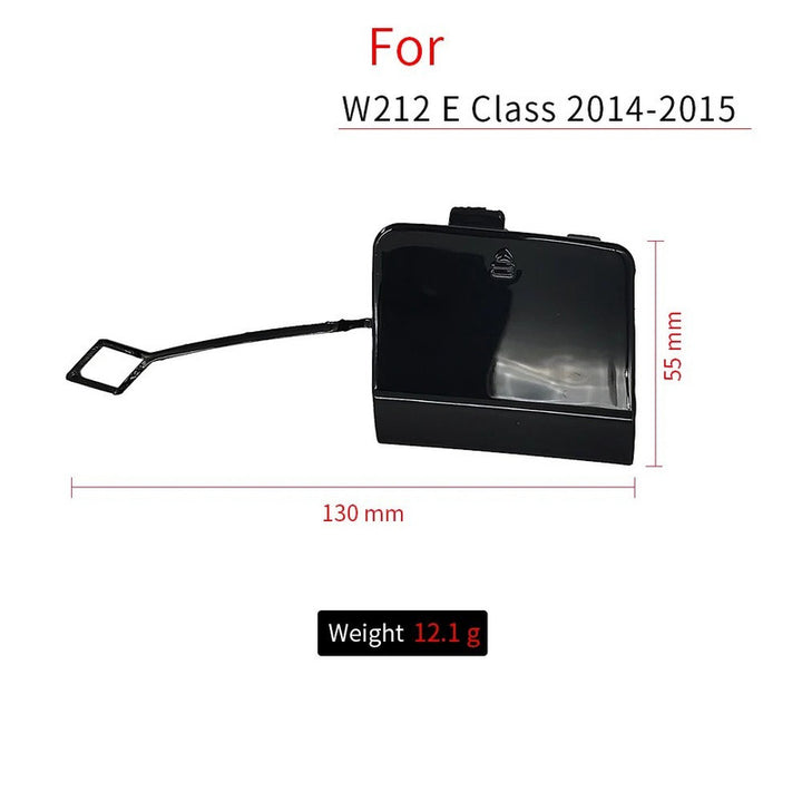 Car Craft Compatible With Mercedes Benz E Class W212 Lci 2013-2015 Rear Bumper Tow Hook Towing Tochan Trailer Cover 2128850726 Unpainted - CAR CRAFT INDIA