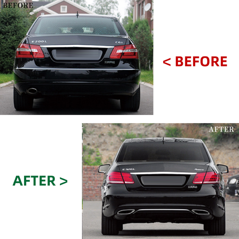 Car Craft Compatible With Mercedes Benz E Class W212 2009-2013 To W212 Lci 2014+ Executive Upgrade Facelift Conversion Bodykit Bumper Hood Headlight Taillight