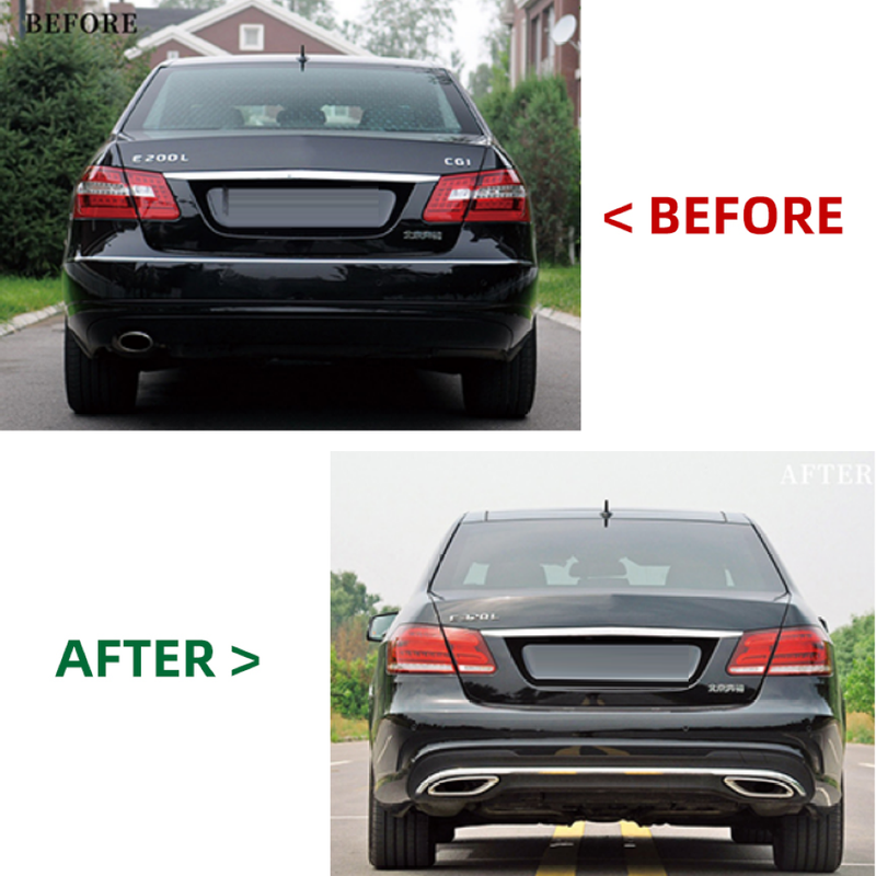 Car Craft Compatible With Mercedes Benz E Class W212 2009-2013 To W212 Lci 2014+ Sports Upgrade Facelift Conversion Bodykit Bumper Hood Headlight Taillight