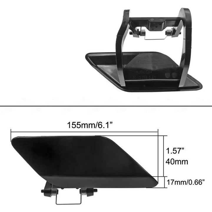 Car Craft Compatible With Mercedes Benz E Class W212 2009-2013 Car Bumper Headlight Headlamp Washer Nozzle Cover Cap 2126800108 Left - CAR CRAFT INDIA