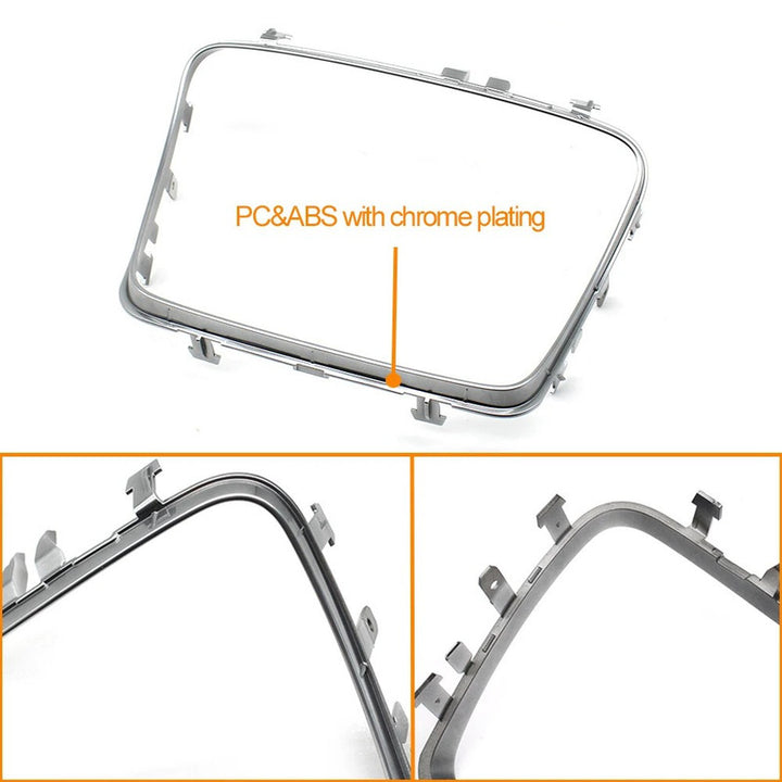 Car Craft Compatible With Mercedes Benz E Class W213 W238 2016-2023 Cls Class W257 2018-2023 Car Center Console Cup Drink Holder Box Chrome Decorative Cover Trim Frame 2136830600 2136830500 2136830900 CC-7843 - CAR CRAFT INDIA