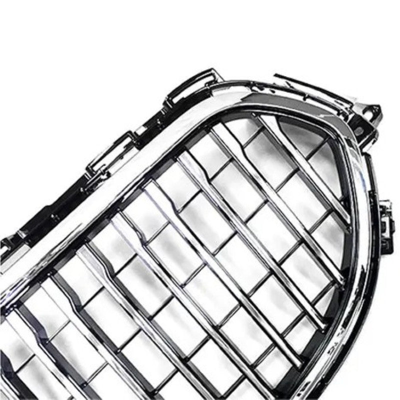 Car Craft Compatible With Mercedes Benz E Class W213 Lci 2020-2024 Car Front Racing Bumper Show Grille Maybach Style Black With Radar Sensor - CAR CRAFT INDIA