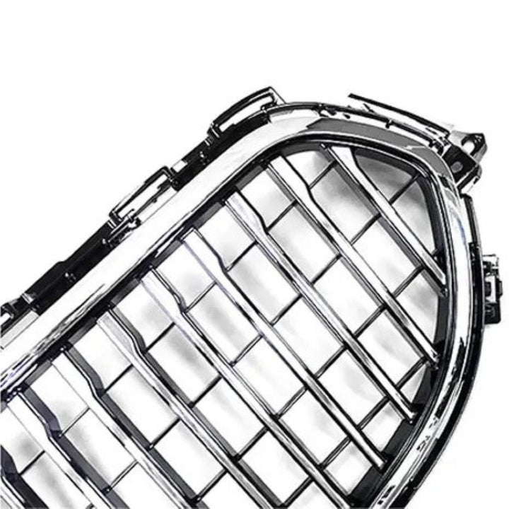 Car Craft Compatible With Mercedes Benz E Class W213 Lci 2020-2024 Car Front Racing Bumper Show Grille Maybach Style Black With Radar Sensor - CAR CRAFT INDIA