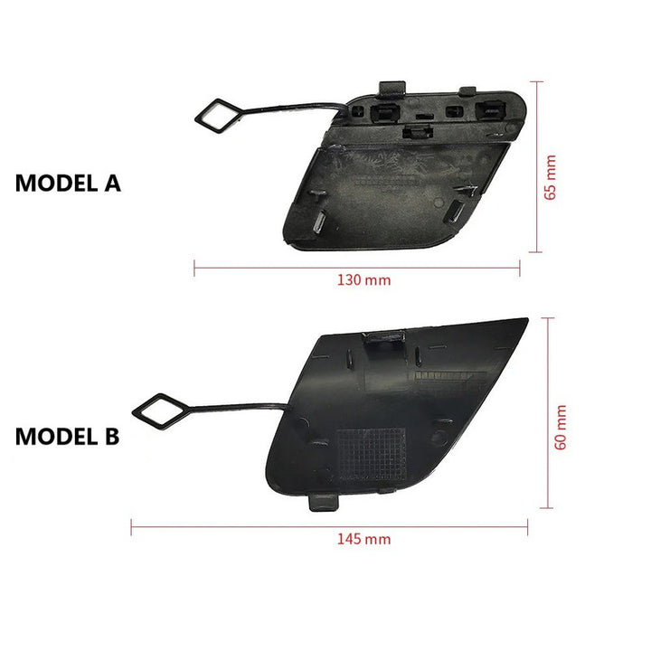 Car Craft Compatible With Mercedes Benz E Class W213 2017-2020 Rear Bumper Tow Hook Towing Tochan Trailer Cover 2138853701 Unpainted Mdoel A - CAR CRAFT INDIA