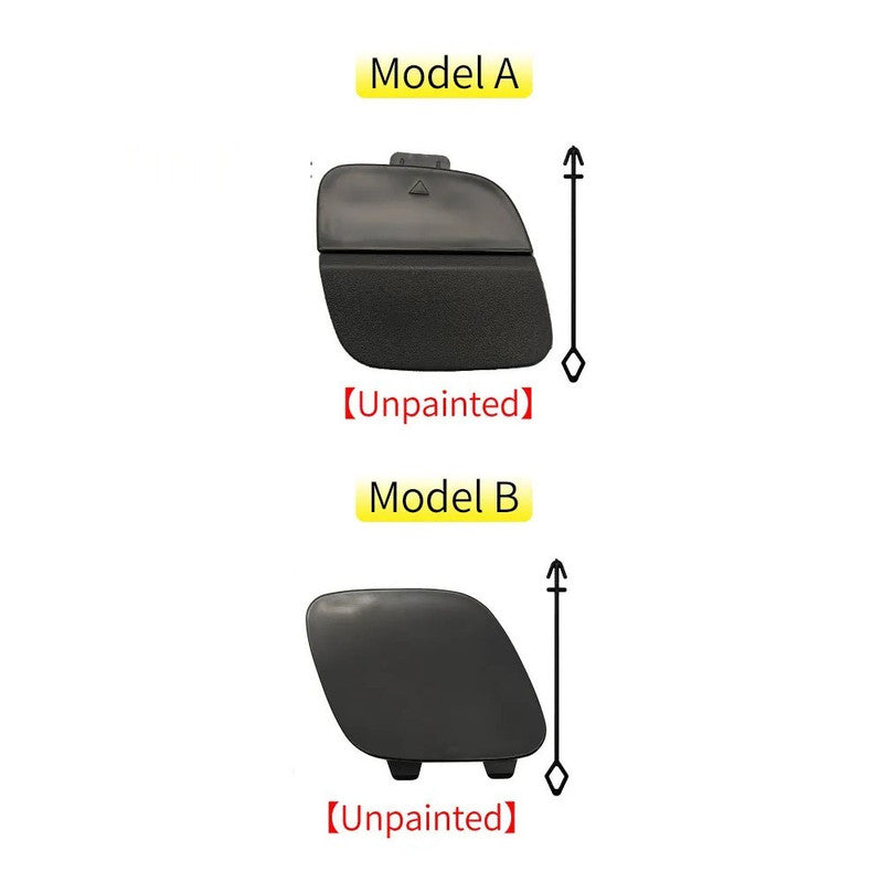Car Craft Compatible With Mercedes Benz E Class W214 2024-2026 Rear Bumper Tow Hook Towing Tochan Trailer Cover 2148856704 Unpainted A - CAR CRAFT INDIA
