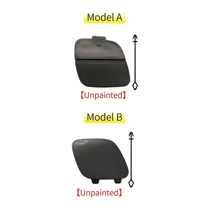 Car Craft Compatible With Mercedes Benz E Class W214 2024-2026 Rear Bumper Tow Hook Towing Tochan Trailer Cover 2148856704 Unpainted A - CAR CRAFT INDIA