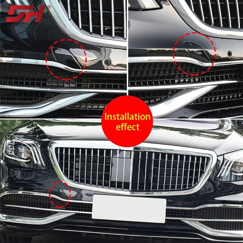 Car Craft Compatible With Mercedes Benz S Class W222 Lci 2018-2022 Maybach Front Bumper Tow Hook Towing Tochan Trailer Cover 2228853600 Unpainted - CAR CRAFT INDIA