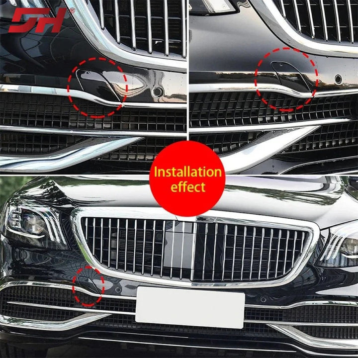 Car Craft Compatible With Mercedes Benz S Class W222 Lci 2018-2022 Maybach Front Bumper Tow Hook Towing Tochan Trailer Cover 2228853600 Unpainted - CAR CRAFT INDIA