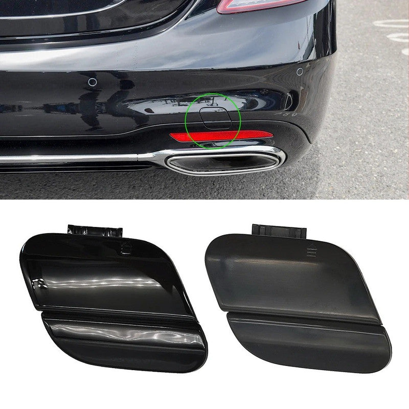 Car Craft Compatible With Mercedes Benz S Class W222 Lci 2018-2022 Rear Bumper Tow Hook Towing Tochan Trailer Cover 2228850424 Lci 2228852301 Unpainted - CAR CRAFT INDIA