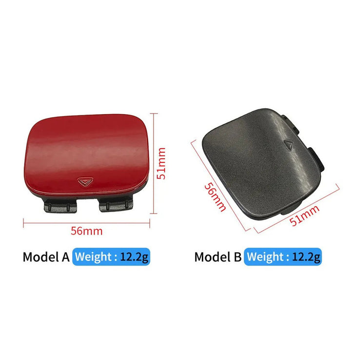 Car Craft Compatible With Mercedes Benz B Class W246 2012-2019 Rear Bumper Tow Hook Towing Tochan Trailer Cover 2468851422 Unpainted A - CAR CRAFT INDIA