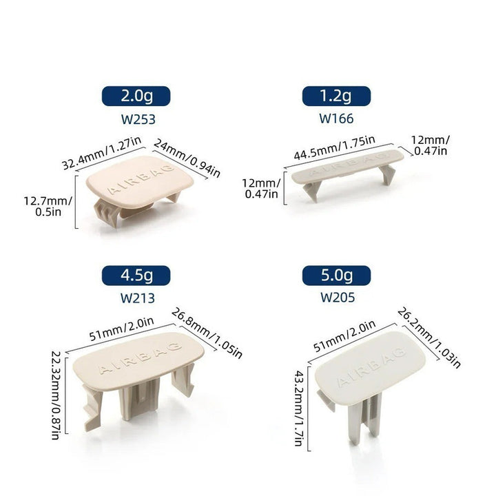 Car Craft Compatible With Mercedes Benz E Class W213 2016-2021 A Piller Airbag Srs Decorative Cover Cap Trim 21369201219051 Black Left CC-8960