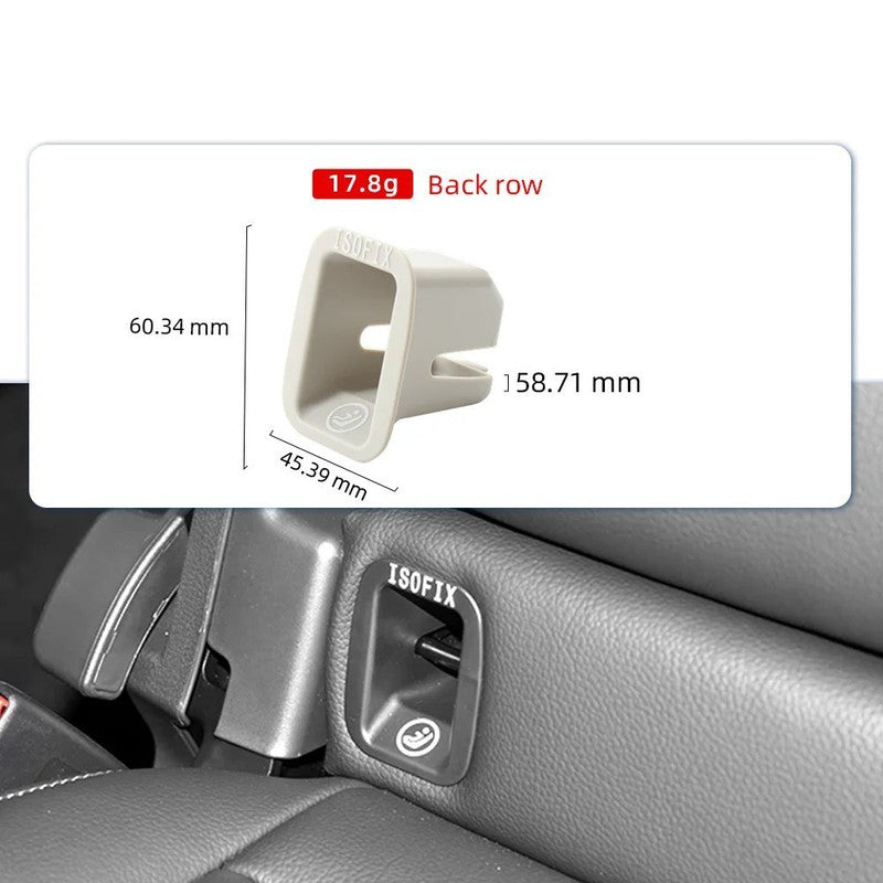 Car Craft Compatible With Mercedes Benz V Class Vito W447 W448 2016-2025 Rear Bracket Child Seat Clip Rear Seat Buckle Isofix Cover 44786801398r73 Lb Light Beige CC-8936