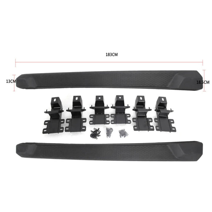 Car Craft Compatible With Jeep Wrangler Jl 4 Door 2018-2024 Car Side Step Running Boards Steel Running Board Nerf Bar Ar-jep-012 Black CC-8563 - CAR CRAFT INDIA