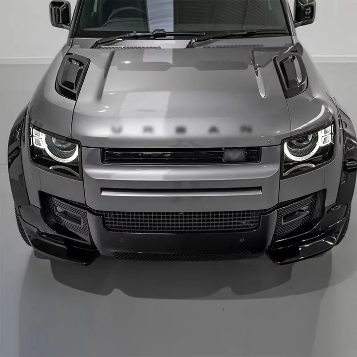 Car Craft Compatible With Range Land Rover Defender L663 2020-2025 90 110 130 Upgrade Convertion Bodykit Urban U Style Hood Bonnet Vent Scoop Trim Cover