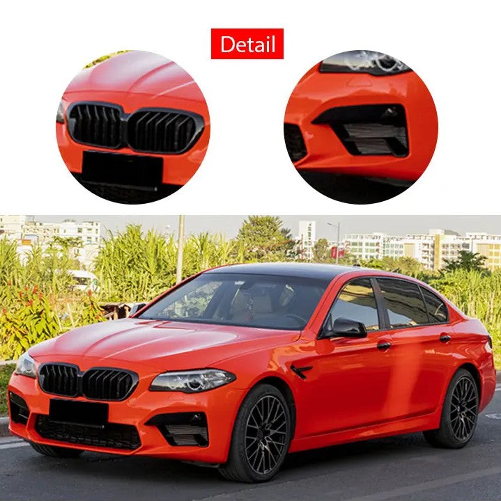 Car Craft Compatible With Bmw 5 Series F10 2010-2017 Front Rear Bumper Upgrade Convert To M Sport M5cs F90 G30 M5 Style Bodykit Body Kit Bumper Side Skirt Rear After Lip Diffuser Exhasut Pipe Tips Gc F10 18 039 CC-10683