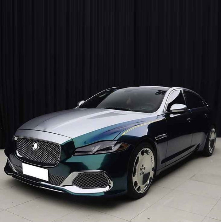 Car Craft Compatible With Jaguar Xj Xjl 2010-2019 Upgrade Facelift Convert To 2020 Style Bodykit Front Rear Bumper Headlight Taillight Skirt Exhaust Pipe Tip - CAR CRAFT INDIA