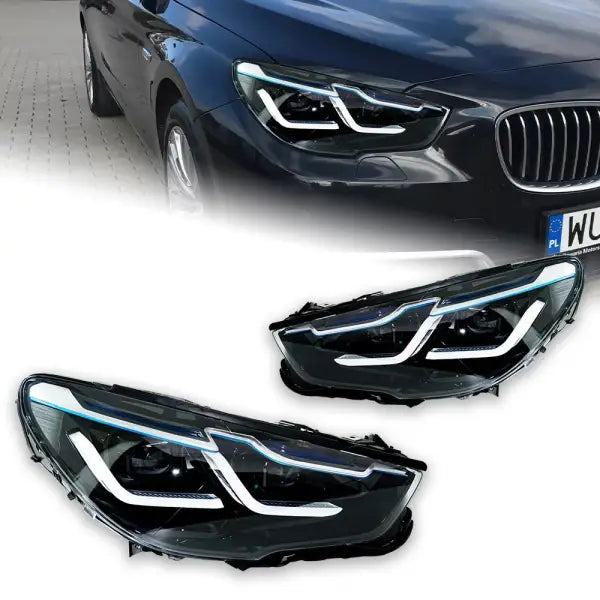 BMW F07 5 Series GT 5GT LED Angel Eye Headlight DRL Hid Head Lamp Bi Xenon Beam Automotive