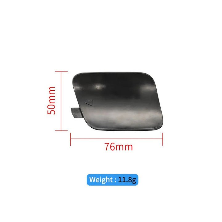 Car Craft Compatible With Bmw X5 F15 2014-2018 Rear Bumper Tow Hook Towing Tochan Trailer Cover 51127378573 Unpainted Left - CAR CRAFT INDIA