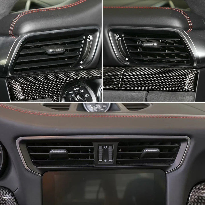 Car Craft Compatible With Porsche Carrera 991 2012-2018 Gt2 Gt3 991 2013-2020 Turbo 991 2014-2019 Targa 991 2014-2019 Dashboard Air Conditioning Ac Vent Grille Repair Kit Middle Left 99155214100-ml
