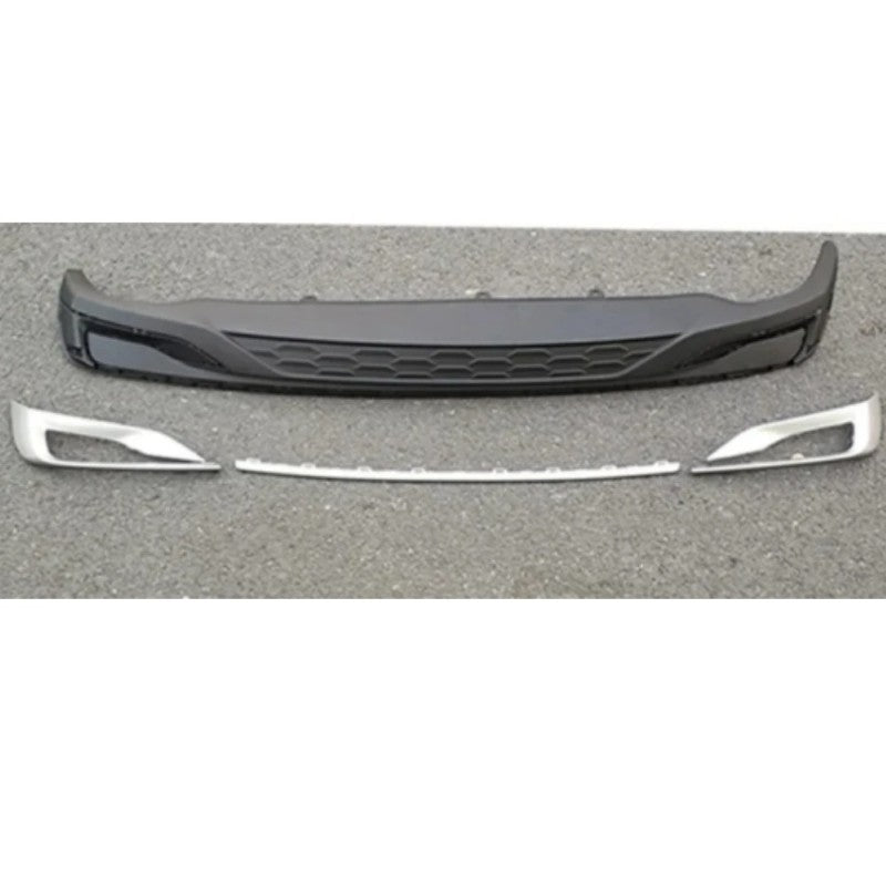Car Craft Compatible With Audi A6 S6 Rs6 C8 2019-2023 Rear Rs6 Sport Bumper Upgraded Diffuser After Lip Skirst Trim Cover Silver Chrome - CAR CRAFT INDIA