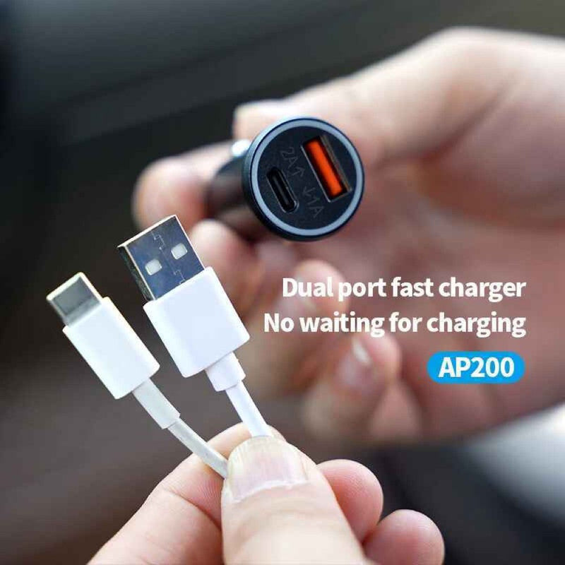 Car Craft Compatible With Car Charger Gps Trackers Finder With Sim Card Location With Automobile Cigarette Lighter Audio Live Tracking For Iphone Type C 2a Ap200 CC-9373 - CAR CRAFT INDIA