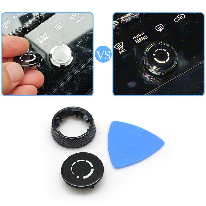 Car Craft Compatible With Porsche Panamera 976 2024-2026 Macan 5c 2024-2025 Cayenne 9ya-2 2024-2026 Front Rear Air Conditioning Ac Button Front Ac Rotary Button Knob 95c919610-e