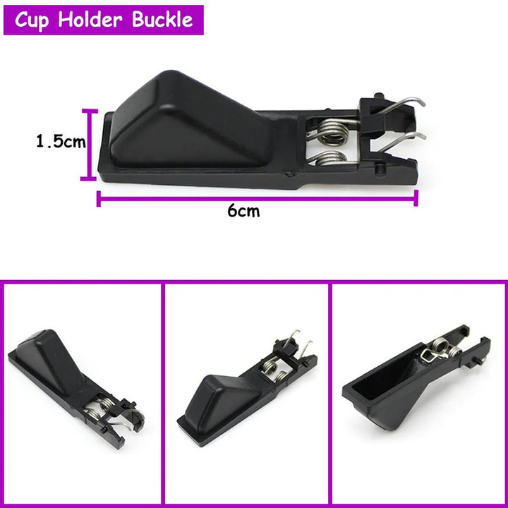 Car Craft Compatible With Porsche Cayenne 7p5 958 92a 2011-2017 Car Center Console Water Drink Cup Holder Assembly Buckle 7p5862531-c