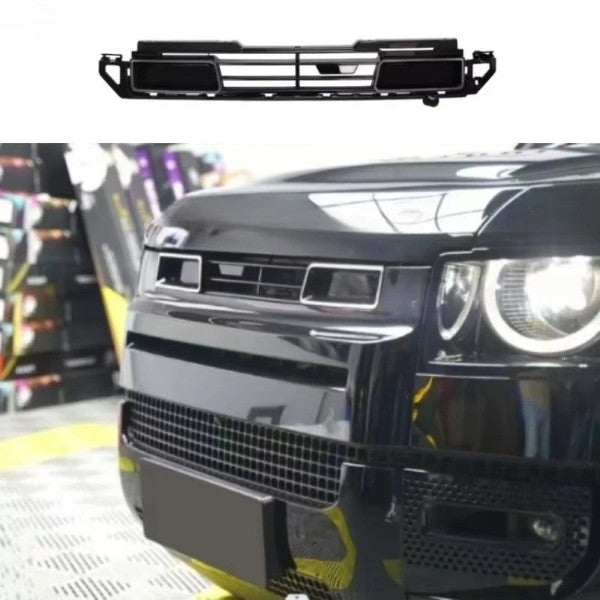 Car Craft Compatible With Land Range Rover Defender 90 110 130 2020-2026 L663 Car Front Bumper Show Illuminated Led Glow Grille Dynamic Running Diplopore Light Rock Style Kt Ms Design - CAR CRAFT INDIA