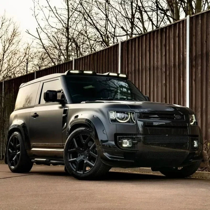 Car Craft Compatible With Range Land Rover Defender L663 2020-2025 90 Upgrade Convertion Bodykit Urban U Style Side Wheel Arch Trim Cover - CAR CRAFT INDIA