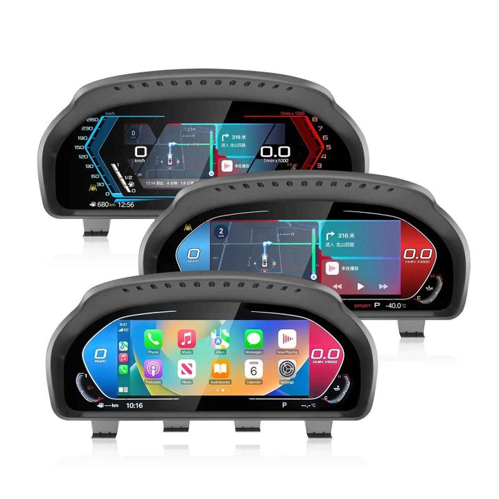 Car Craft Compatible With Bmw 3 Series F30 Gt F34 4 Series F32 2012-2019 Dashboard Lcd Speed O Meter Android Player Digital Instrument Cluster Screen Speedometer Display Car 12.3 Inch With Carplay CC-8433 - CAR CRAFT INDIA