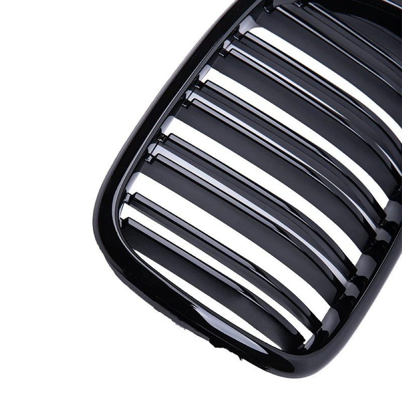 Car Craft Compatible With Bmw 5 Series E39 1988-2003 Upgrade Front Bumper Show Grill Glossy Black - CAR CRAFT INDIA